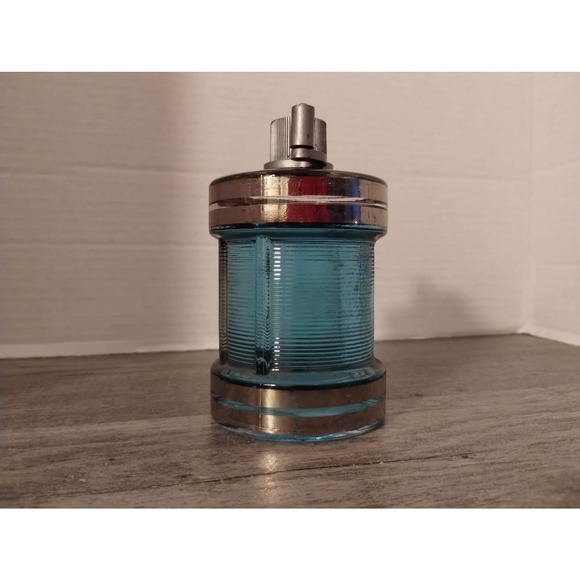 Vintage Glass Fishing Reel Jar Bottle Aqua Velva Cranford NJ JB Williams - Picture 4 of 7